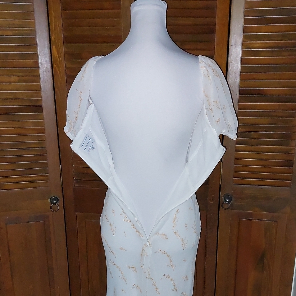Sabo Skirt Luca Maxi Puff Sleeve Dress Sz XS - Picture 10 of 16